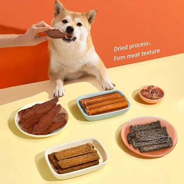 Pet-shaped Chik Chicken Wrapped In Rawhide Chewy Natural Meat Snack For Dogs Suitable For All Sizes.