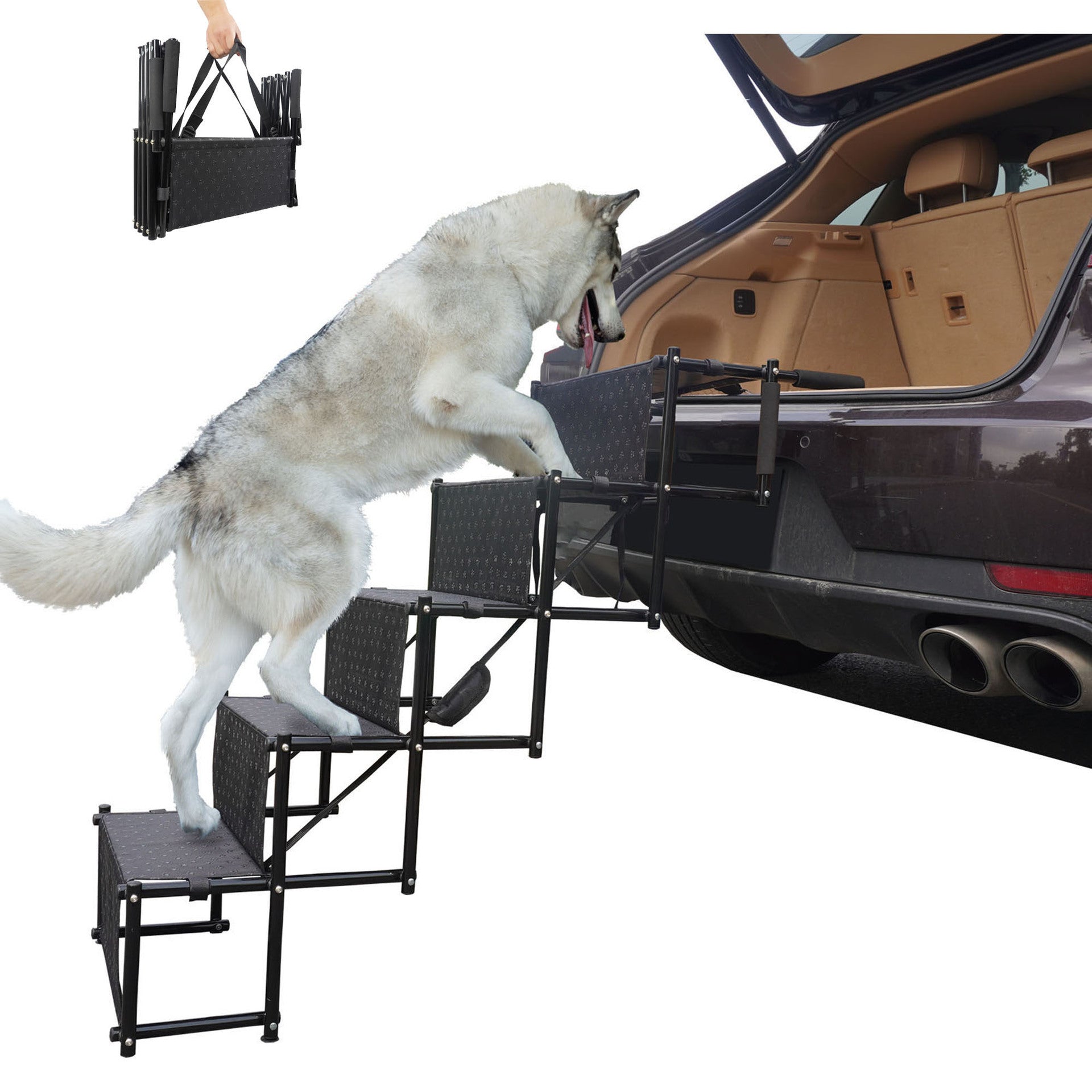 Pet Dog Car Climbing Ladder Foldable