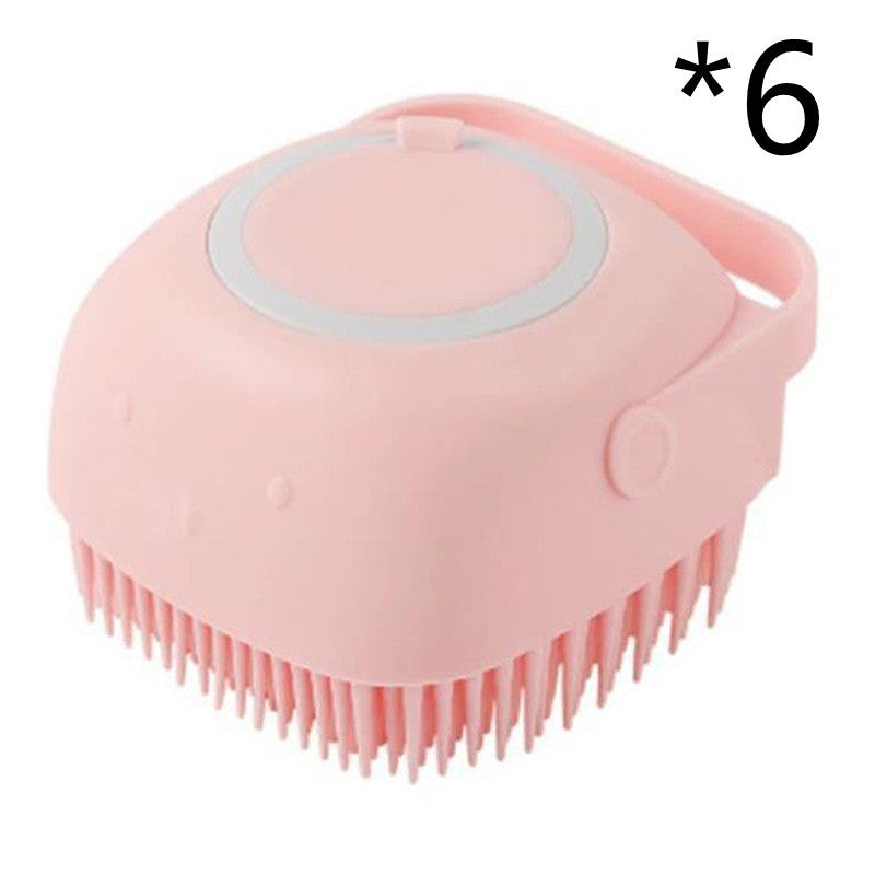 Silicone Bath Brush with Shampoo Dispenser