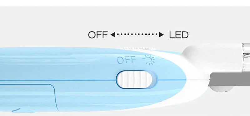 LED Nail Clippers with Electric Grinder
