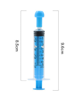 Pet Colorful Plastic Syringe Feeder Plastic Syringe