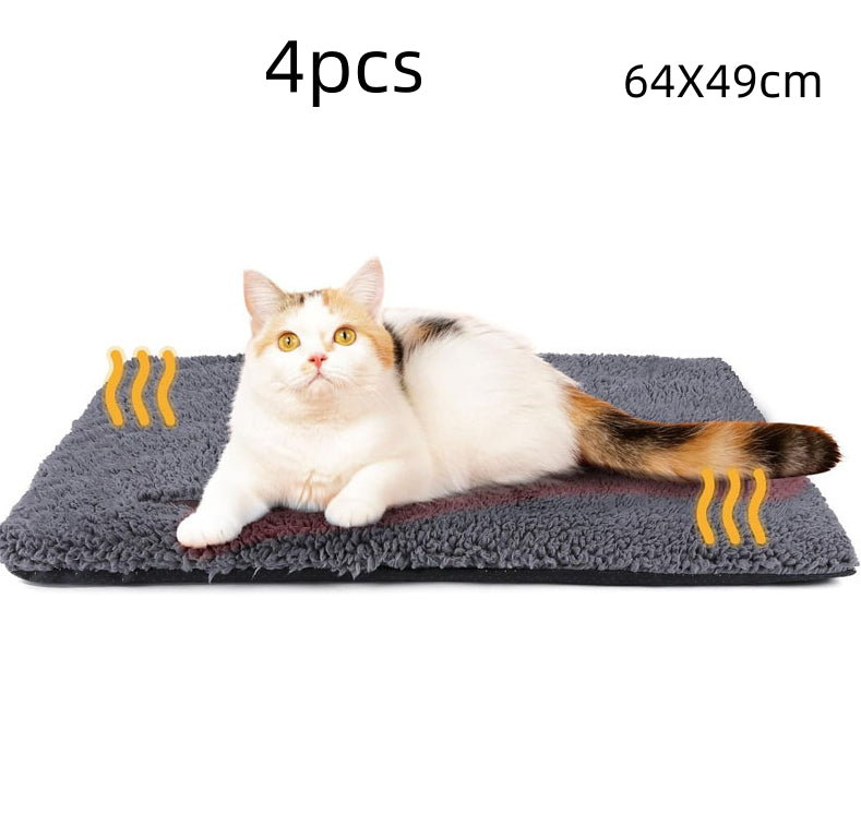Suitable For Indoor And Outdoor Non-slip Sole Dog Cat Winter Plush Pet Bed Comfortable Sleep