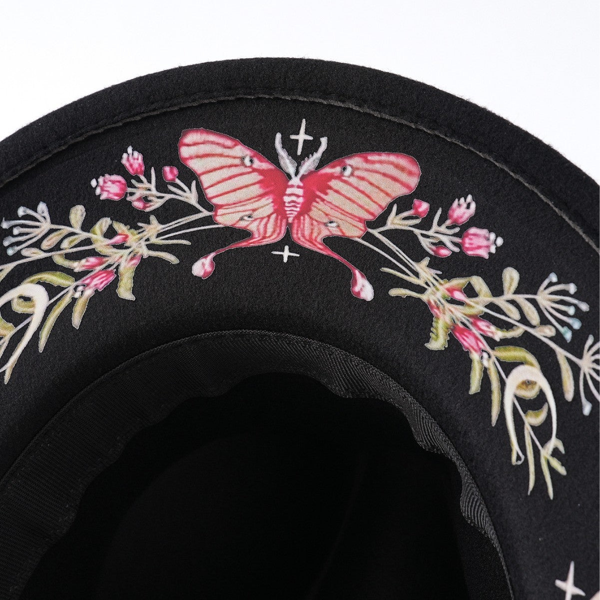 Colorful Printed Felt Hat Western Cowboy Hat
