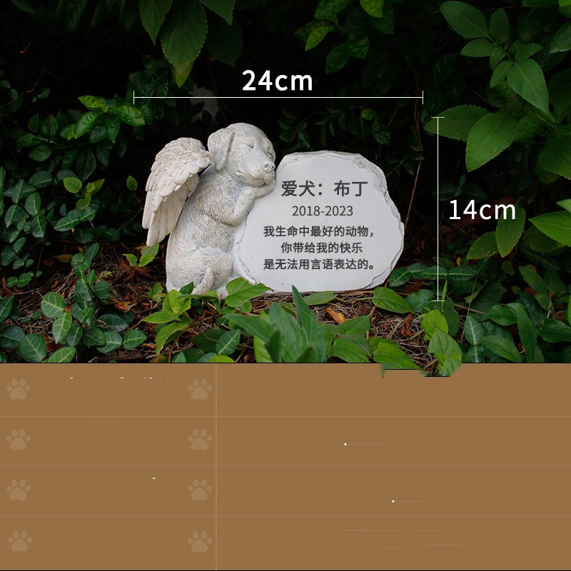 Laser Engraving UV Printing Pet Tombstone Commemoration
