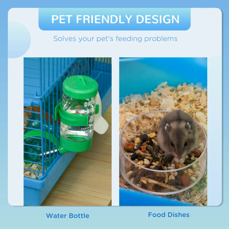 18.5inch  5 Tier Hamster Cage With Tubes And Tunnels