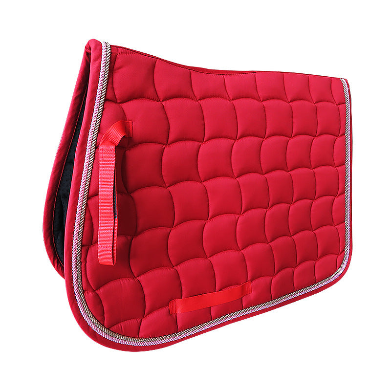 Polyester Cotton Saddle Pad Sweat Pad 300g Cotton Filling, Double Rolling Rope