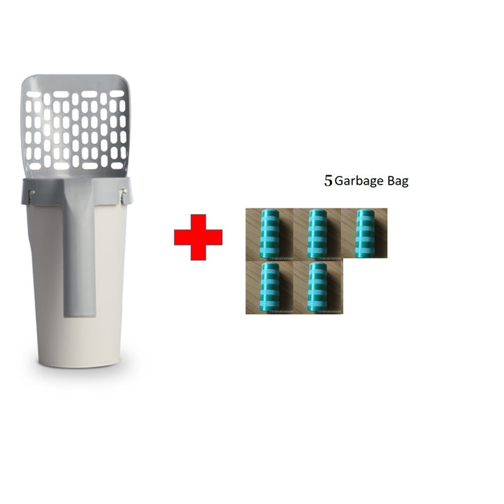 Litter Shovel Set with Integrated Storage Box Organizer