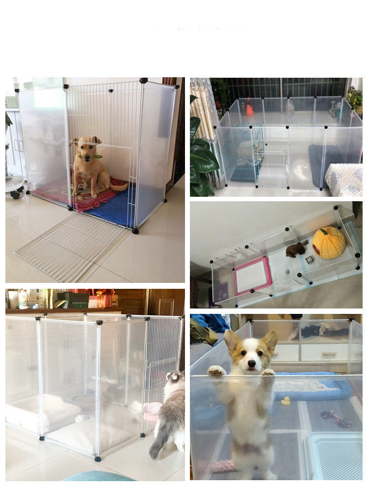 Small And Medium Pet Transparent Fence