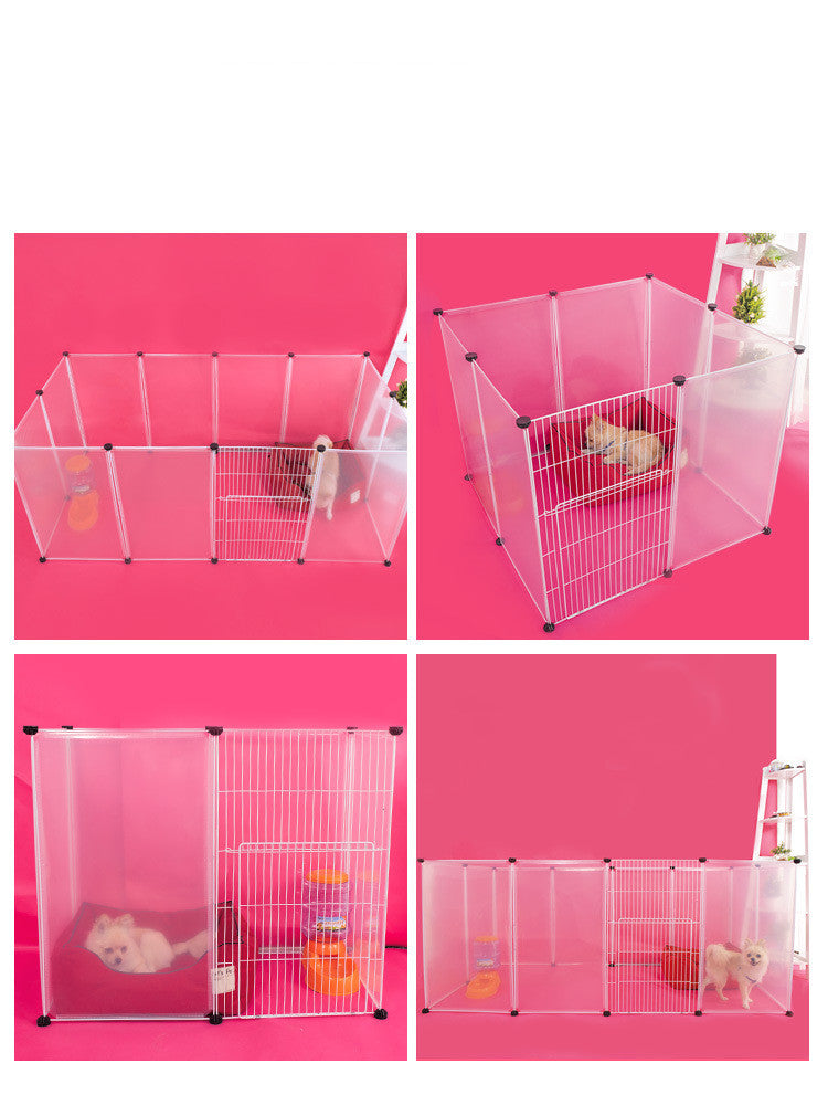 Small And Medium Pet Transparent Fence