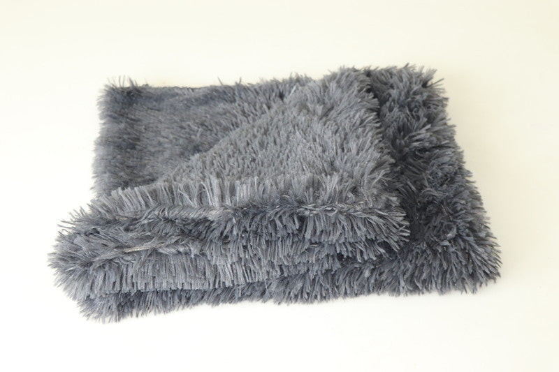 Small And medium-sized Dog Plush Pad Double-Layer Pet Blanket
