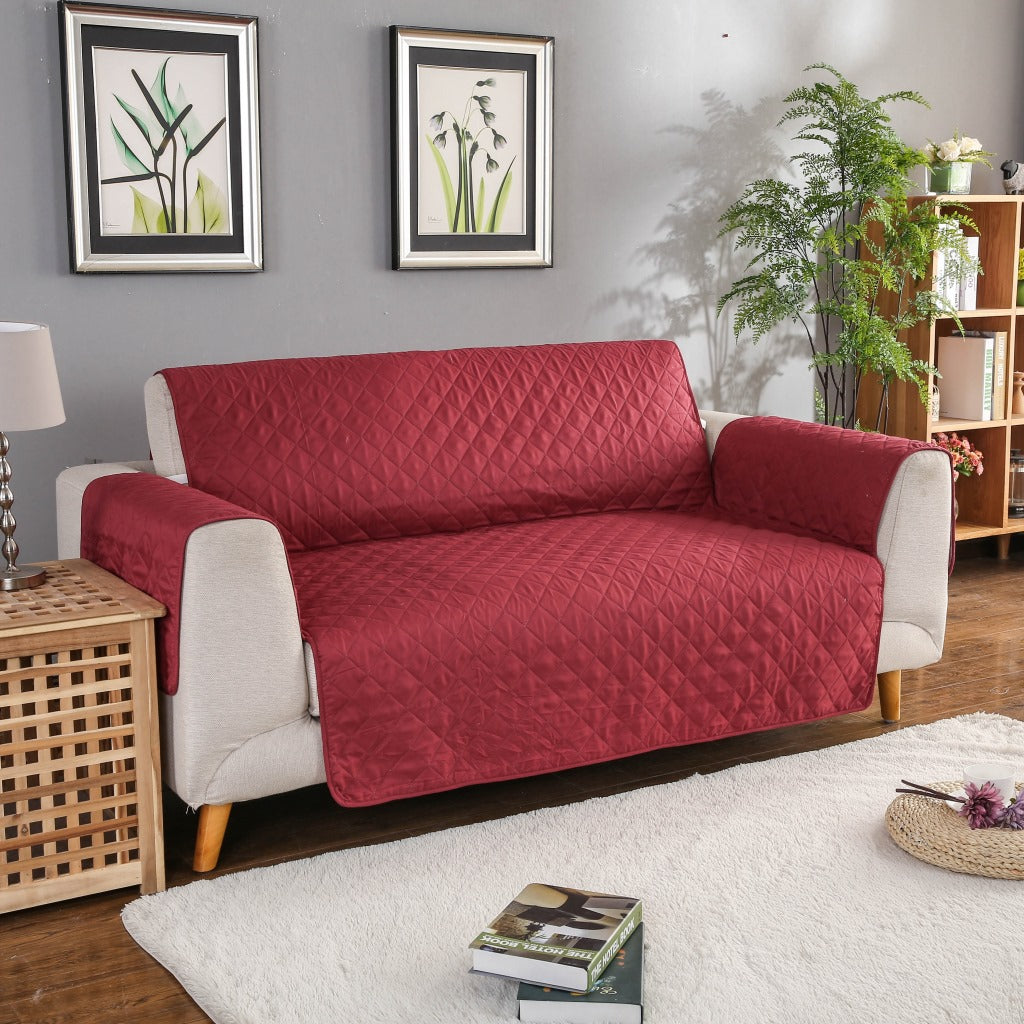 Quilted Cover For Pet Fabric Sofa Cushion For All Seasons
