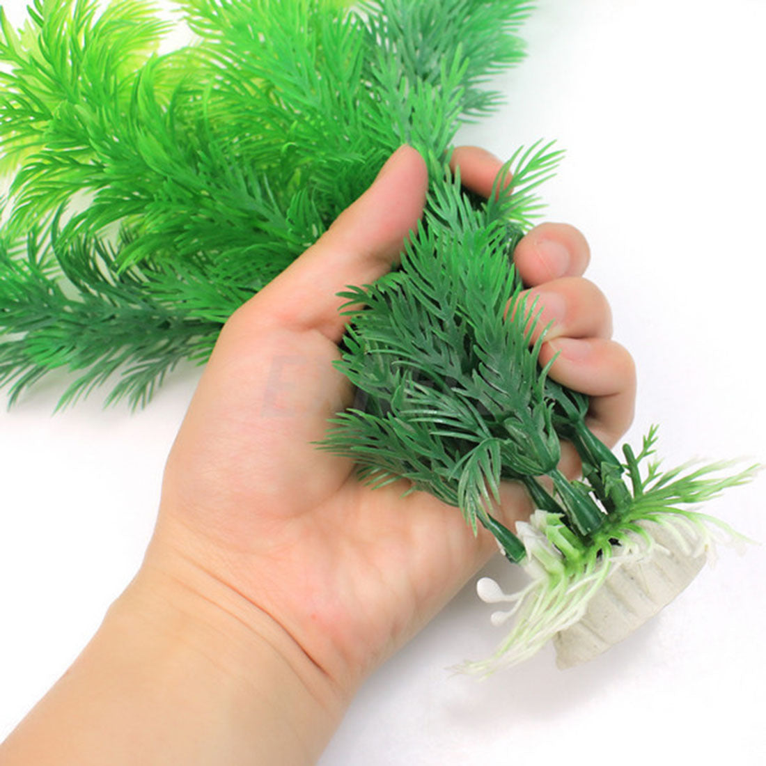 Simulation Plastic Aquatic Fish Tank Turtle Tank Landscaping Aquarium Decoration Simulation Green Plants Fake Aquatic Plants Foreign Trade Explosion