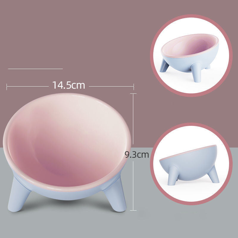 Nordic Color Feeding Bowl with Stand