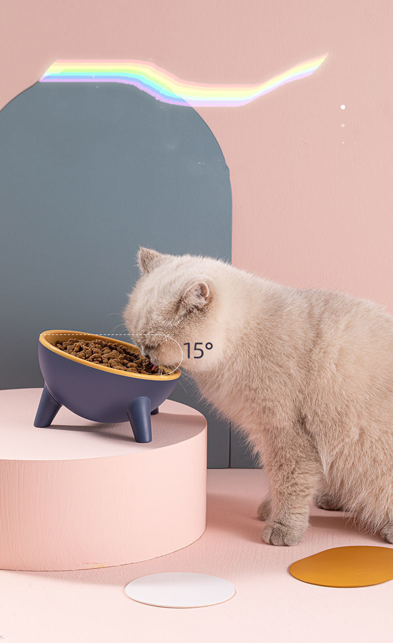 Nordic Color Feeding Bowl with Stand