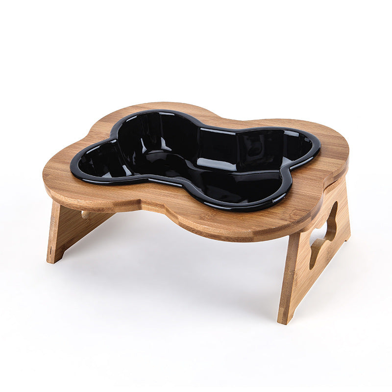Anti-overturning pet cat bowl