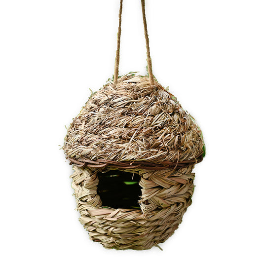 Natural Hand-Woven Grass Bird Nest