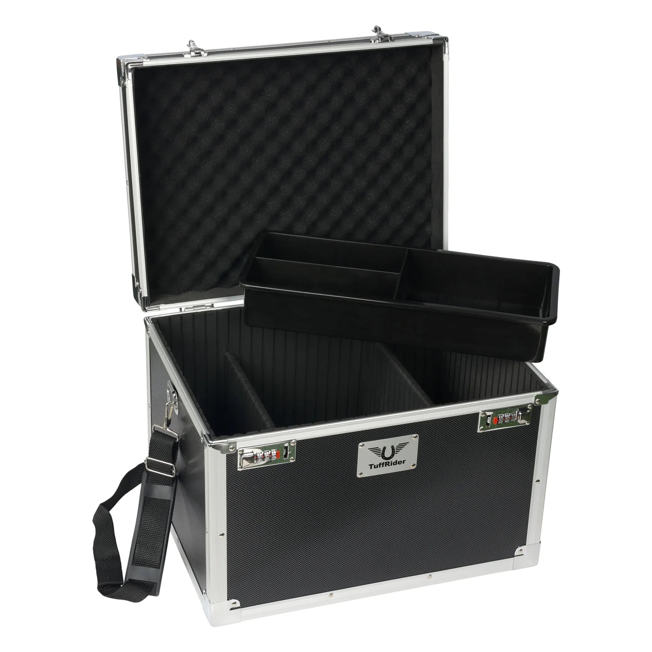 TuffRider Aluminium Grooming Box-Black