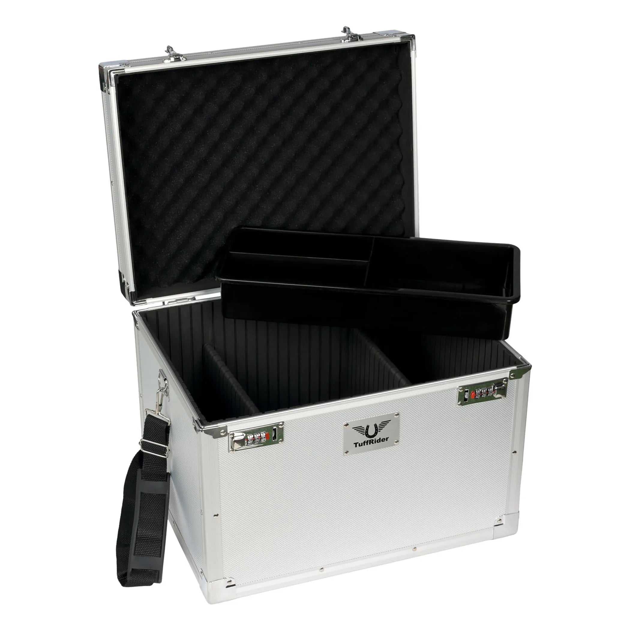TuffRider Aluminium Grooming Box-Black