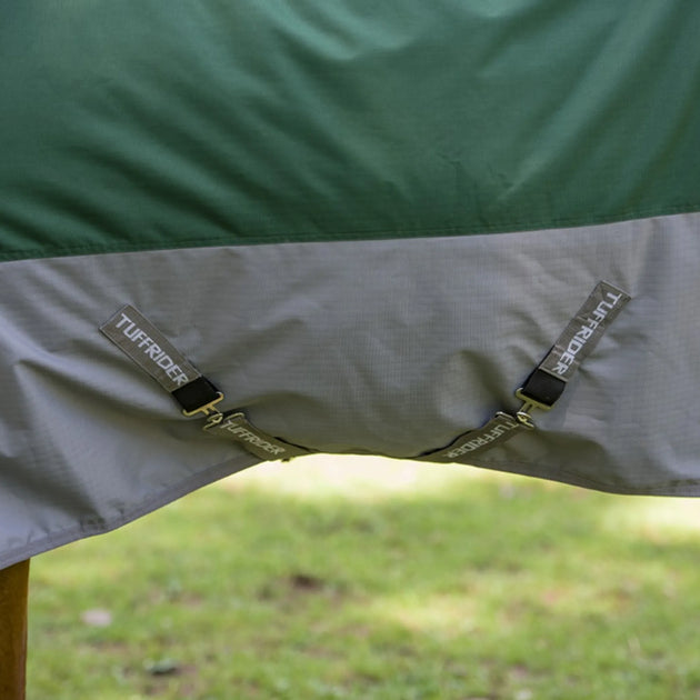 TuffRider Bonum 1200D Medium Weight Detachable Neck Two Tone Turnout Blanket With 200gms of fill