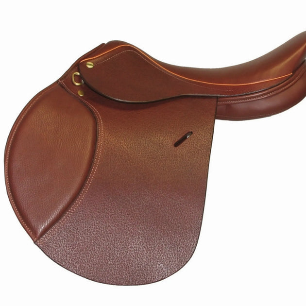 Henri de Rivel Advantage Close Contact Saddle - Flocked - Color: Australian nut | Pack Of: 1
