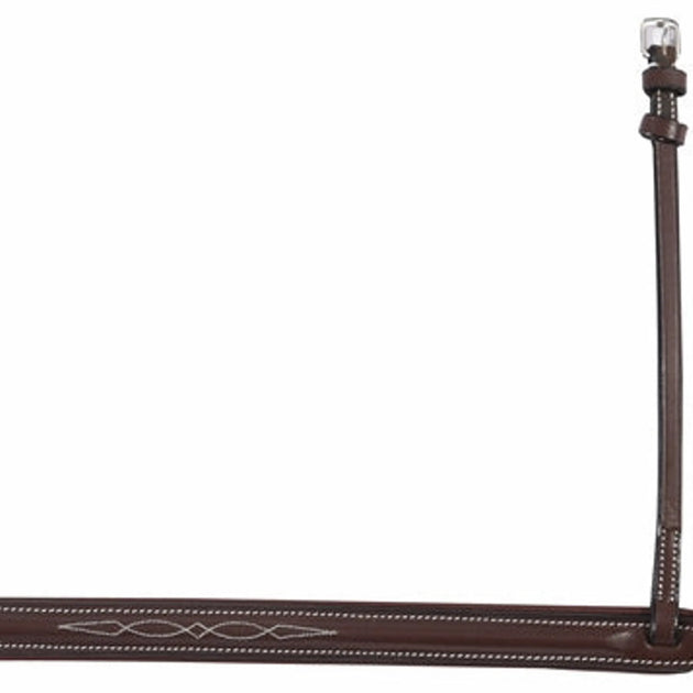 Henri de Rivel Pro Wide Padded Raised Fancy Stitched Noseband For Mono Crown Bridle