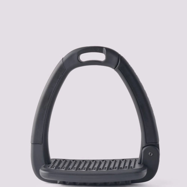 Horsena Swap Stirrups 2.0 W. Double Side Covers- Black - One Size