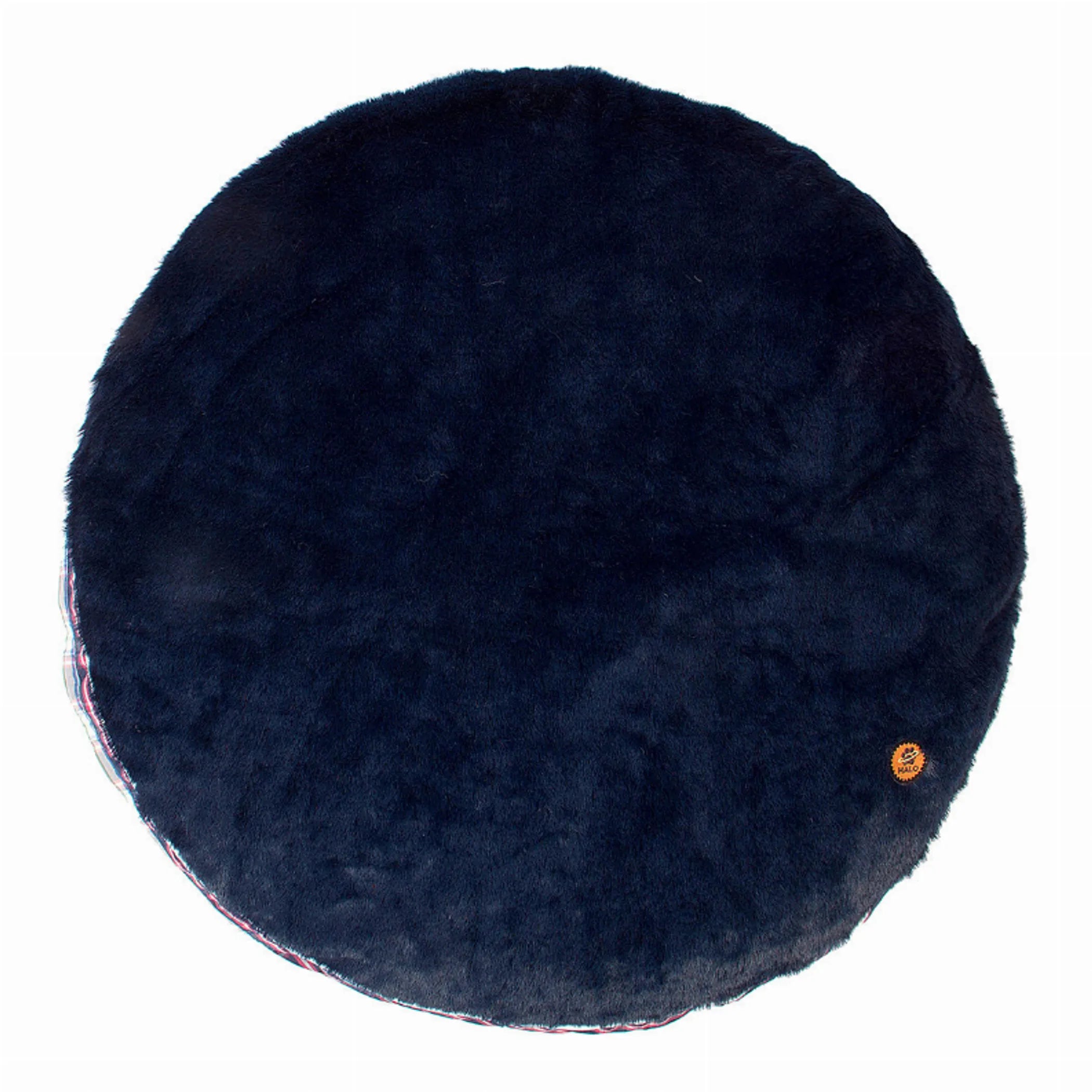 Halo Amber Plaid Round Dog Bed