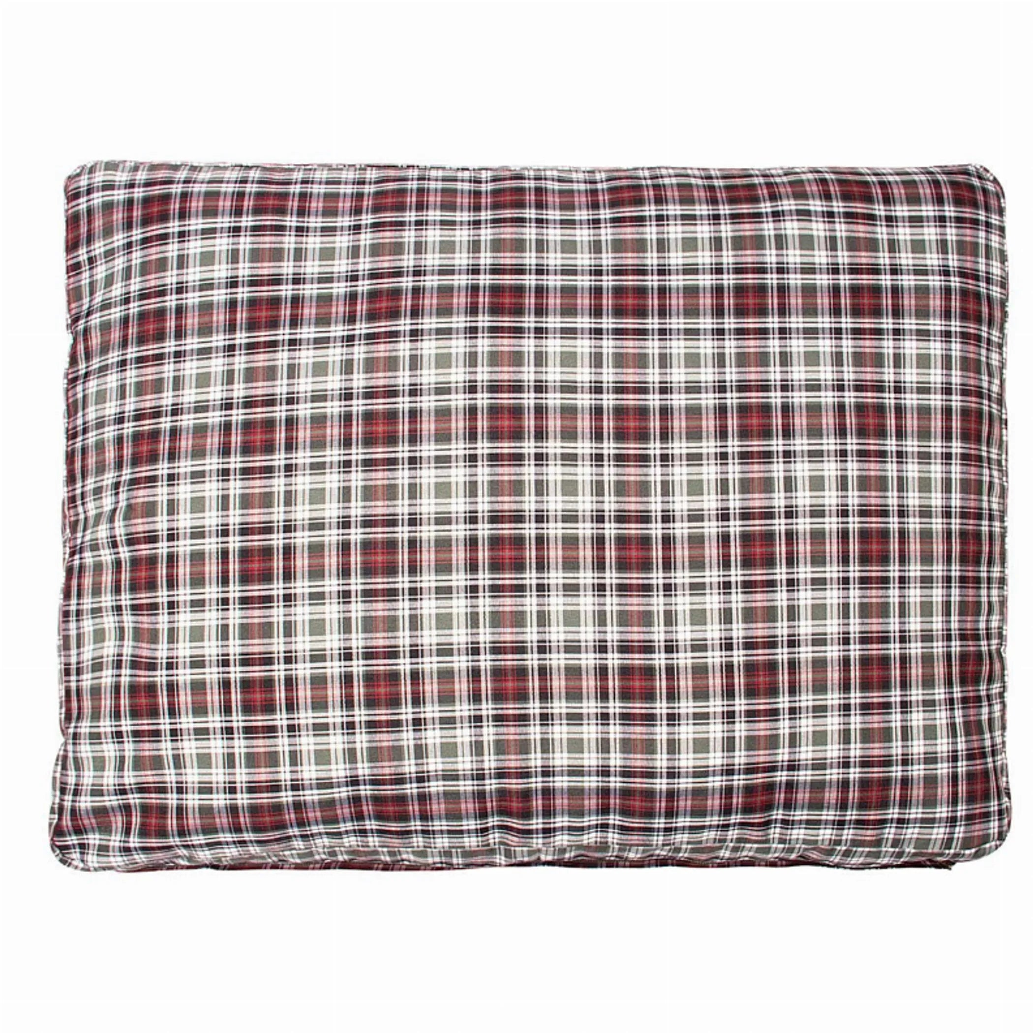 Halo Duck Green Plaid Rectangular Dog Bed