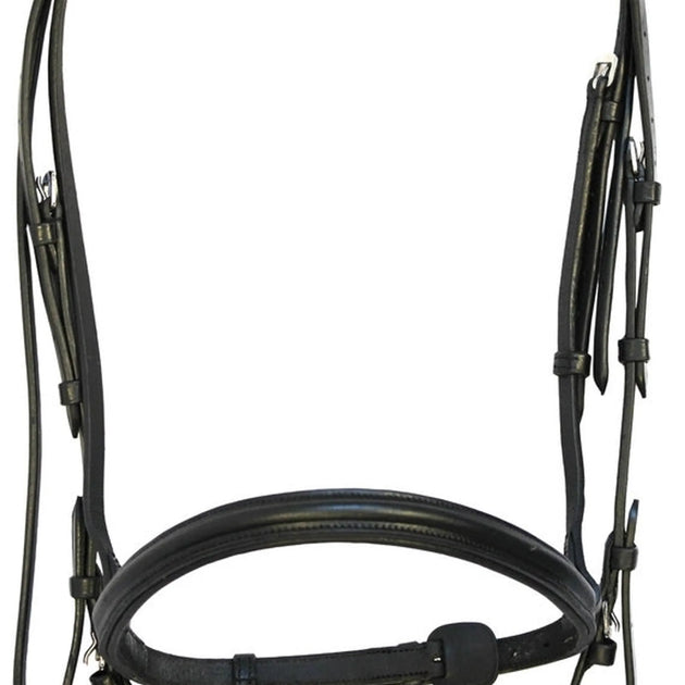 Henri de Rivel Pro Padded Dressage Bridle with Web Reins