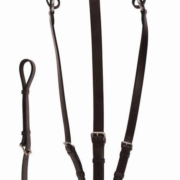 Henri de Rivel Advantage Flat Breastplate Martingale with Standing Attachment