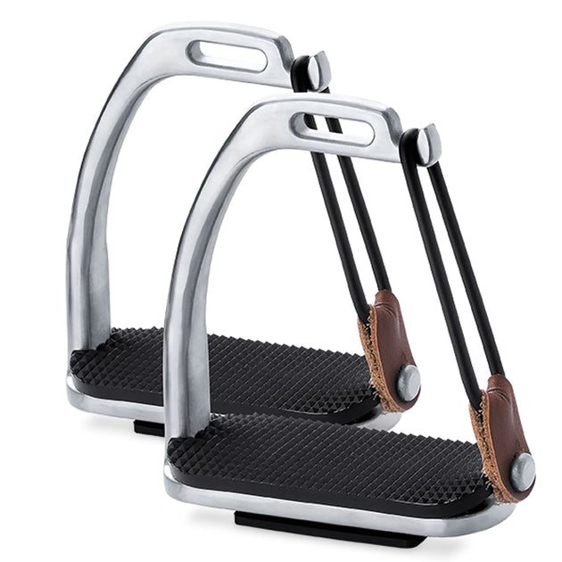 TuffRider Stainless Steel Peacock Safety Stirrups - 4 1/2