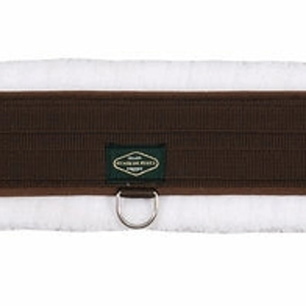 Henri de Rivel Synthetic Fleece Girth-Brown