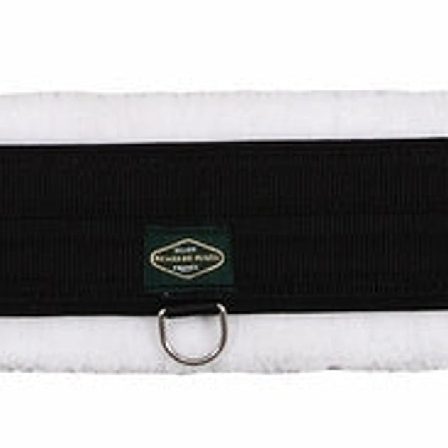Henri de Rivel Synthetic Fleece Girth-Black