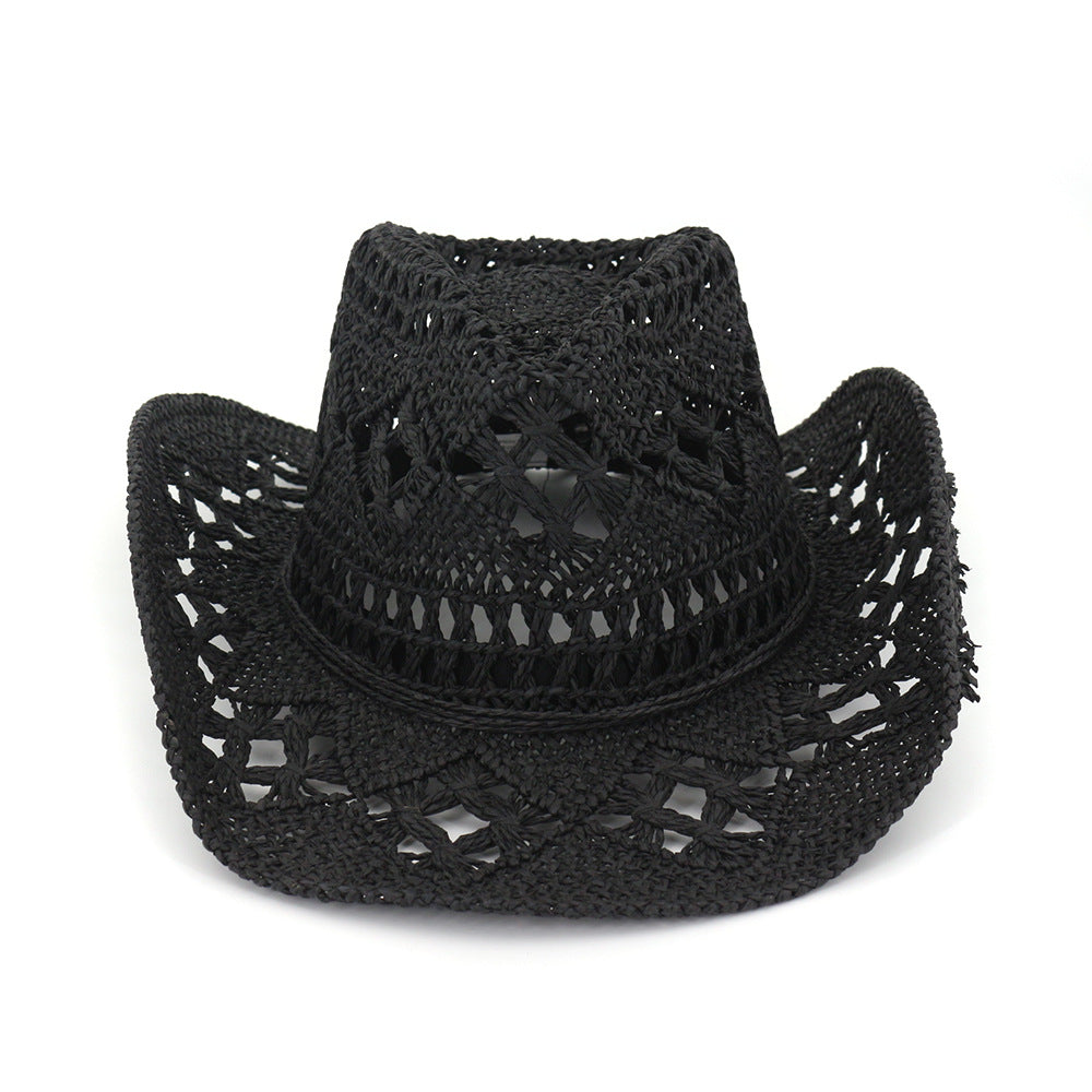Hat travel sun sun visor western cowboy straw hat