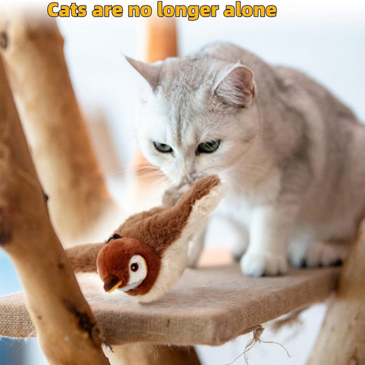 Interactive Flapping Bird Cat Toy