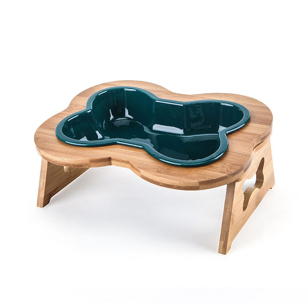 Anti-overturning pet cat bowl