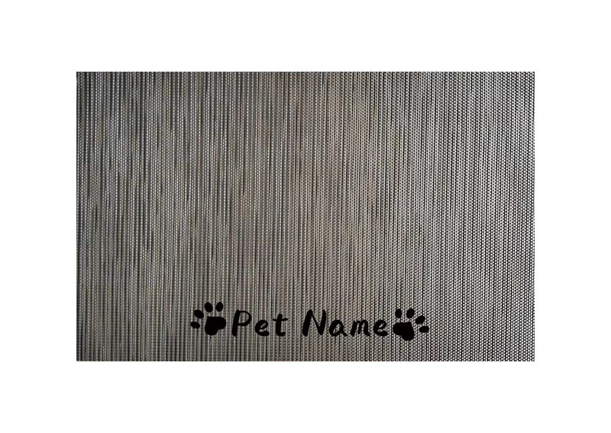 Printable Name Cat Dog Universal Pvc Placemat Pet