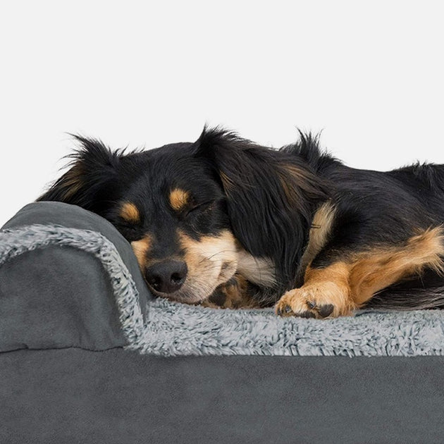 L-Shaped Pet Mattress Removable And Washable Wave Memory Foam