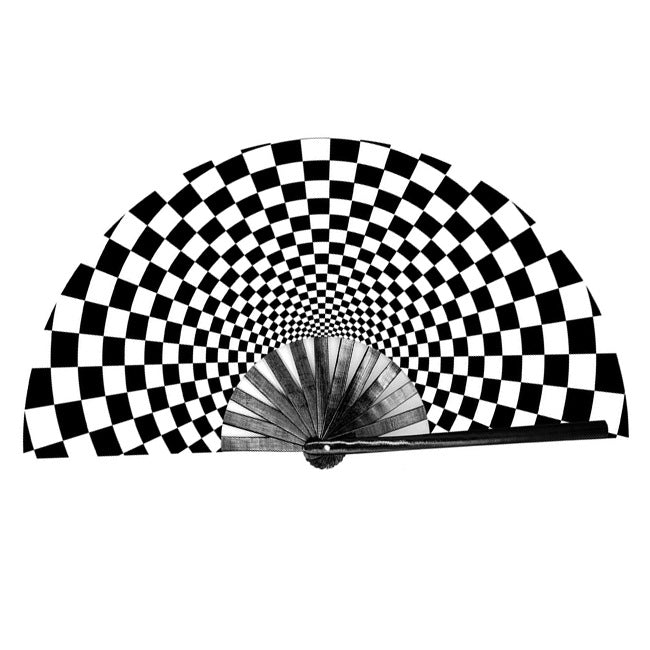 Black Plastic Fans Support Merchandise Kung Fu Fan