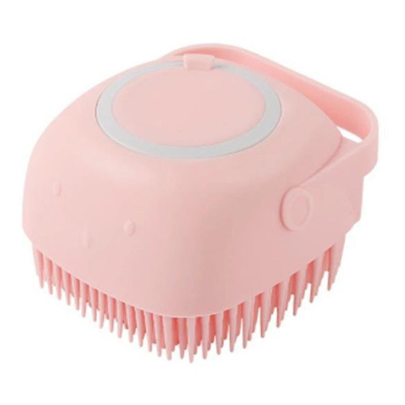 Silicone Bath Brush with Shampoo Dispenser
