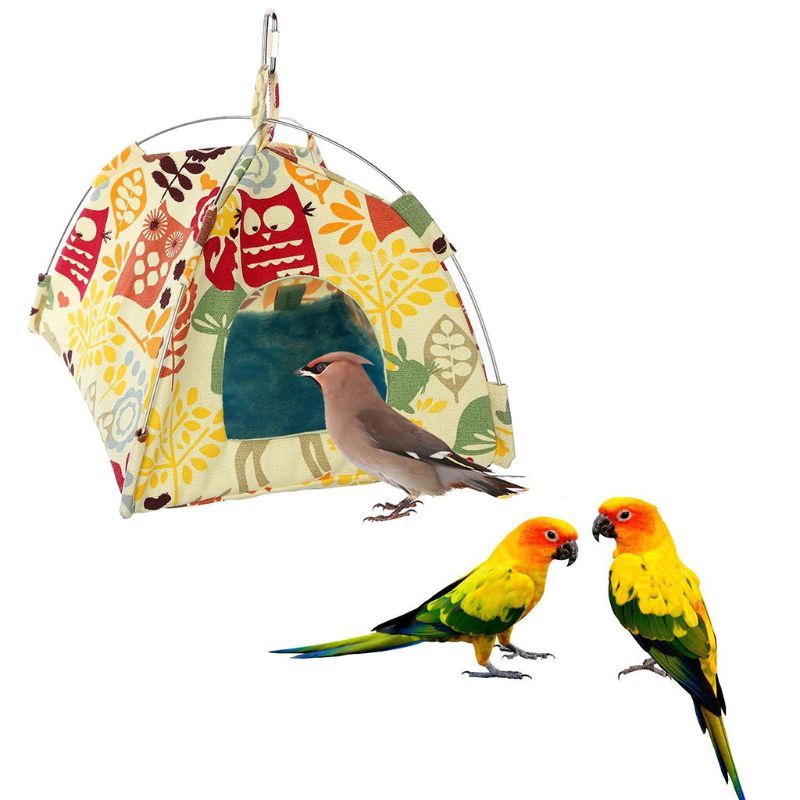 Hanging Canvas Parrot Tent Hammock Nest