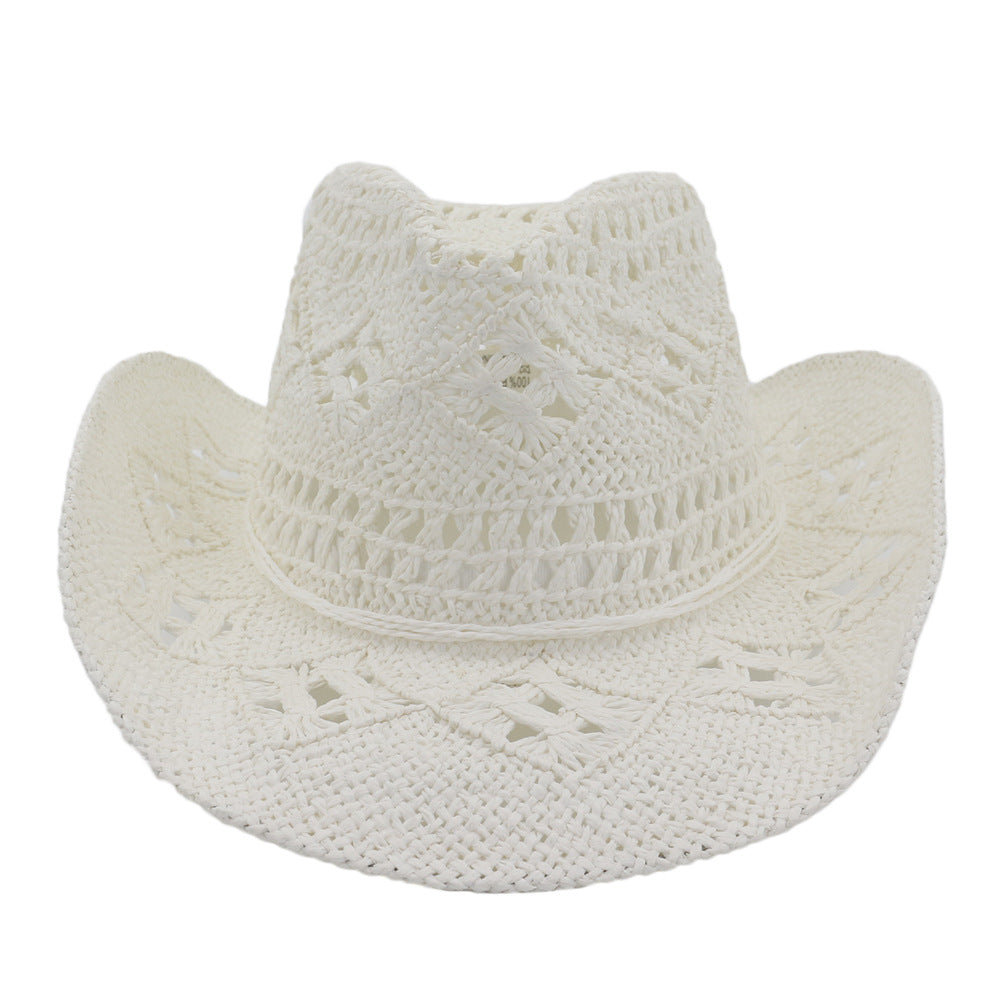 Hat travel sun sun visor western cowboy straw hat