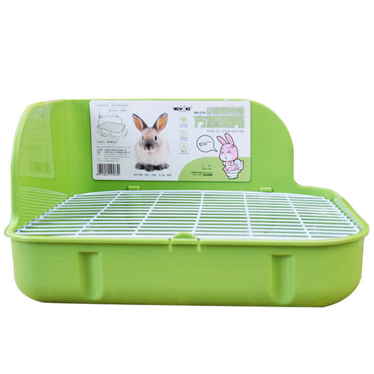 Rabbit Square Toilet with Mesh Bottom