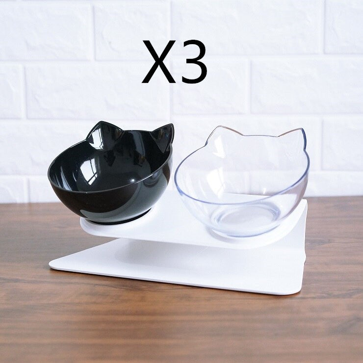 Non-Slip Double Bowl