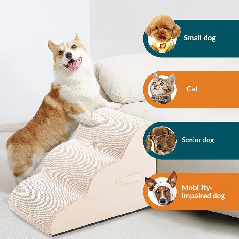 Dog Pet Stairs Non-slip And Detachable For Easy Washing