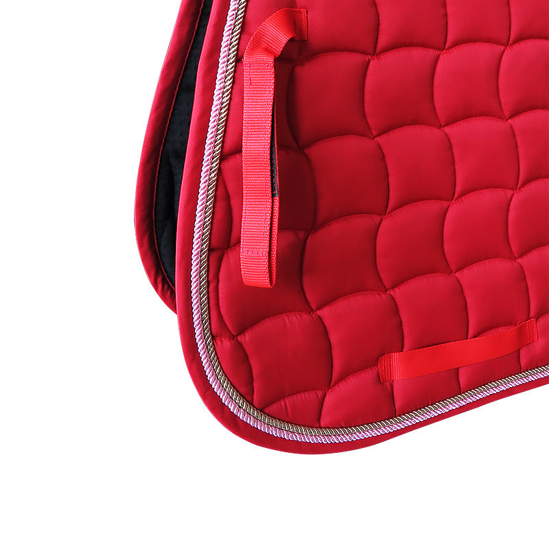 Polyester Cotton Saddle Pad Sweat Pad 300g Cotton Filling, Double Rolling Rope