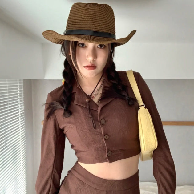 Western Cowboy Hat Summer Woven Cool Hat