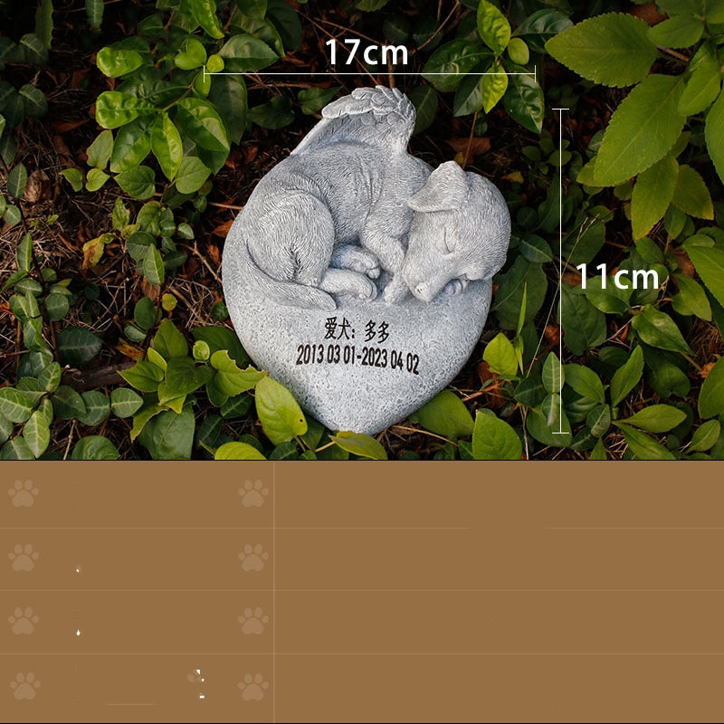 Laser Engraving UV Printing Pet Tombstone Commemoration