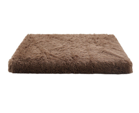Plush Square Pet Bed / Wave Memory Foam Sofa