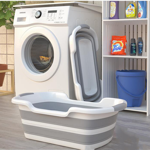 Multipurpose Silicone Foldable Baby Pet Bath Tub Bucket Non-Slip